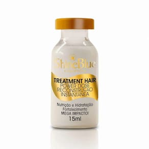 Ampoula Shine Blue Treatment Hair Reconstrução Instantanea 15Ml