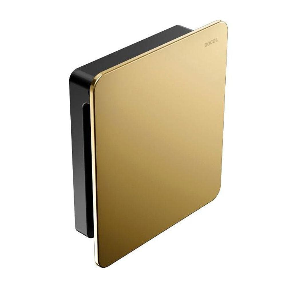 Acabamento para válvula de descarga Flat Ouro Polido - Docol