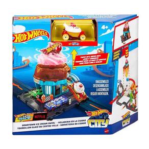 Pista Sorveteria Na Cidade Hot Wheels City - Mattel HTN77