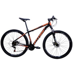 Bic. Cairu Titan ARO 29 AL 21V 17.5 - 310463 Preto / Laranja
