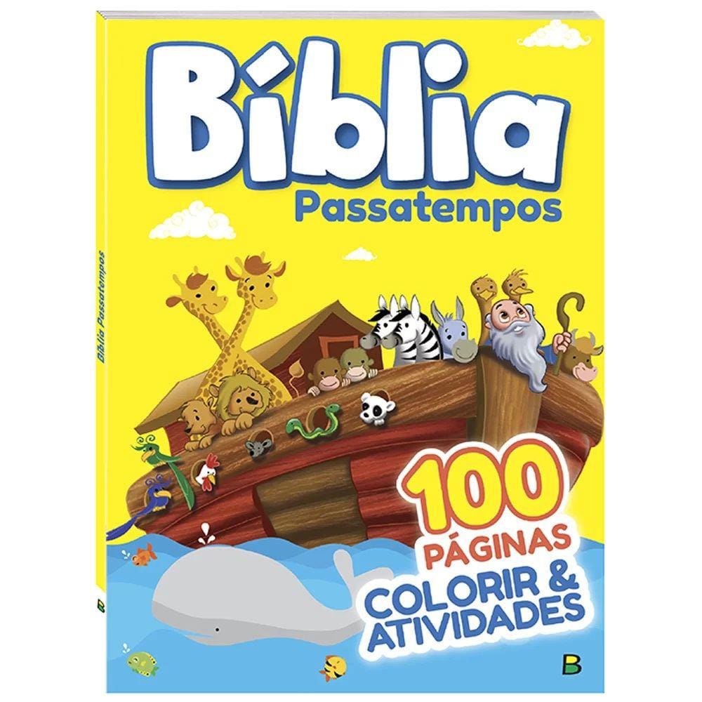 Livro de Colorir Infantil Bíblia Passatempos - Todo Livro