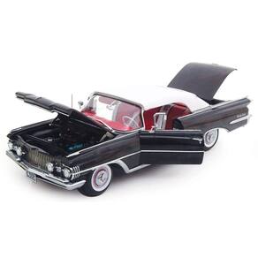 Miniatura Oldsmobile 98 1959 1/18 Detalhado Preto Sun Star