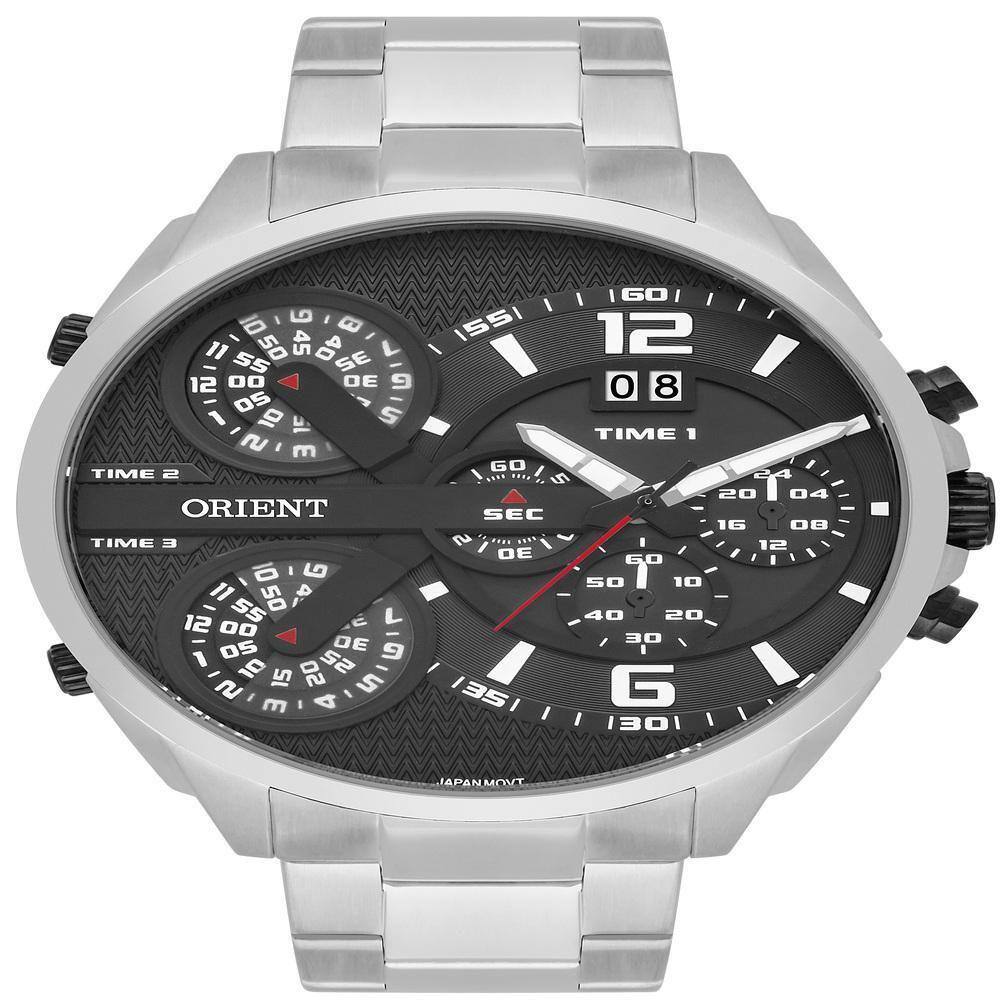 Relógio Orient Masculino Sport Prateado Mbsst006 P2Sx