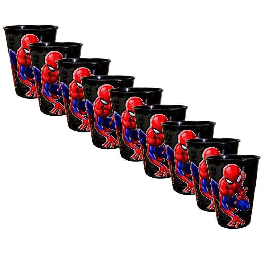 Kit 10 Copos Homem Aranha Festa Enfeite Para Ovo De Páscoa