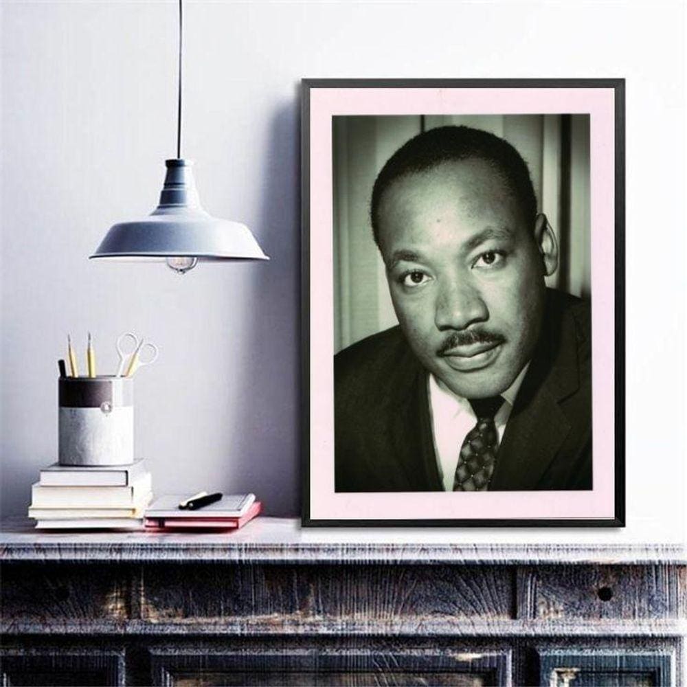 Quadro Martin Luther King- Fotografia 33X24Cm