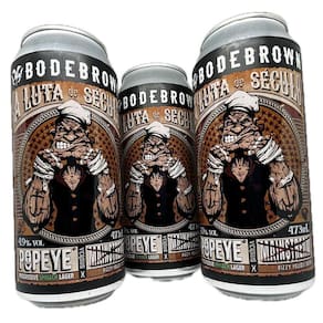 2 Cerveja Popeye Lançamento Germany Larger 473Ml Puro Malte