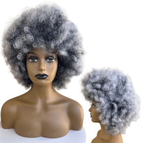Peruca Crespa Cacheada Black Power Volumosa Orgânica Unissex