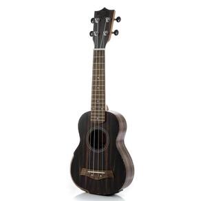 Ukulele Moani Mauna Soprano 21\`\` Ebony C- Bag Ukeb-21eq [f035]
