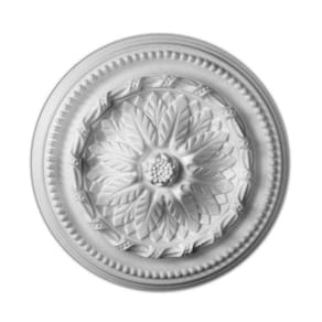 Roseta Poliestireno Modelo GR40 Gart Branco