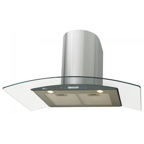 Coifa de Parede Vidro Digital Talent Touch 90cm 127V Inox Fischer Cinza