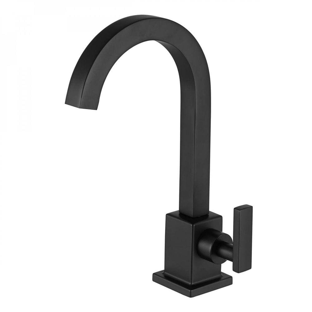 Torneira Lavatório Balcão 1190 Athena Slim Matte Meber Branco Matte/Preto Matte