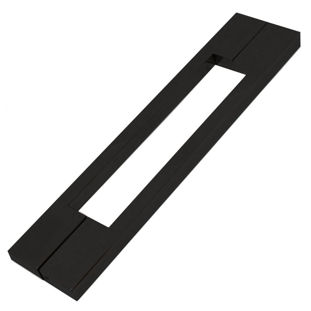 Puxador para Porta Duplo 60cm 2 Peças Big Thin Geris Preto