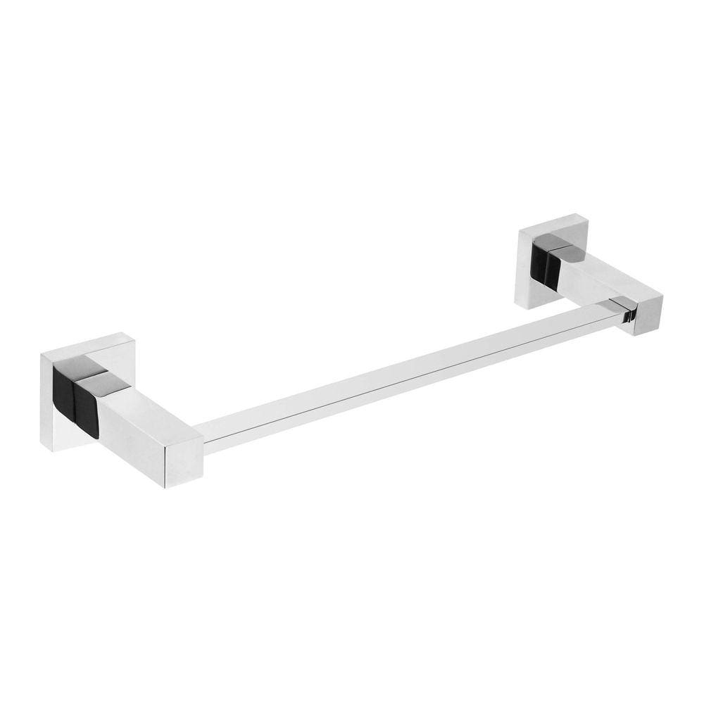 Toalheiro Linear Simples Fixação de Parede C34 Meber Metais Cromado