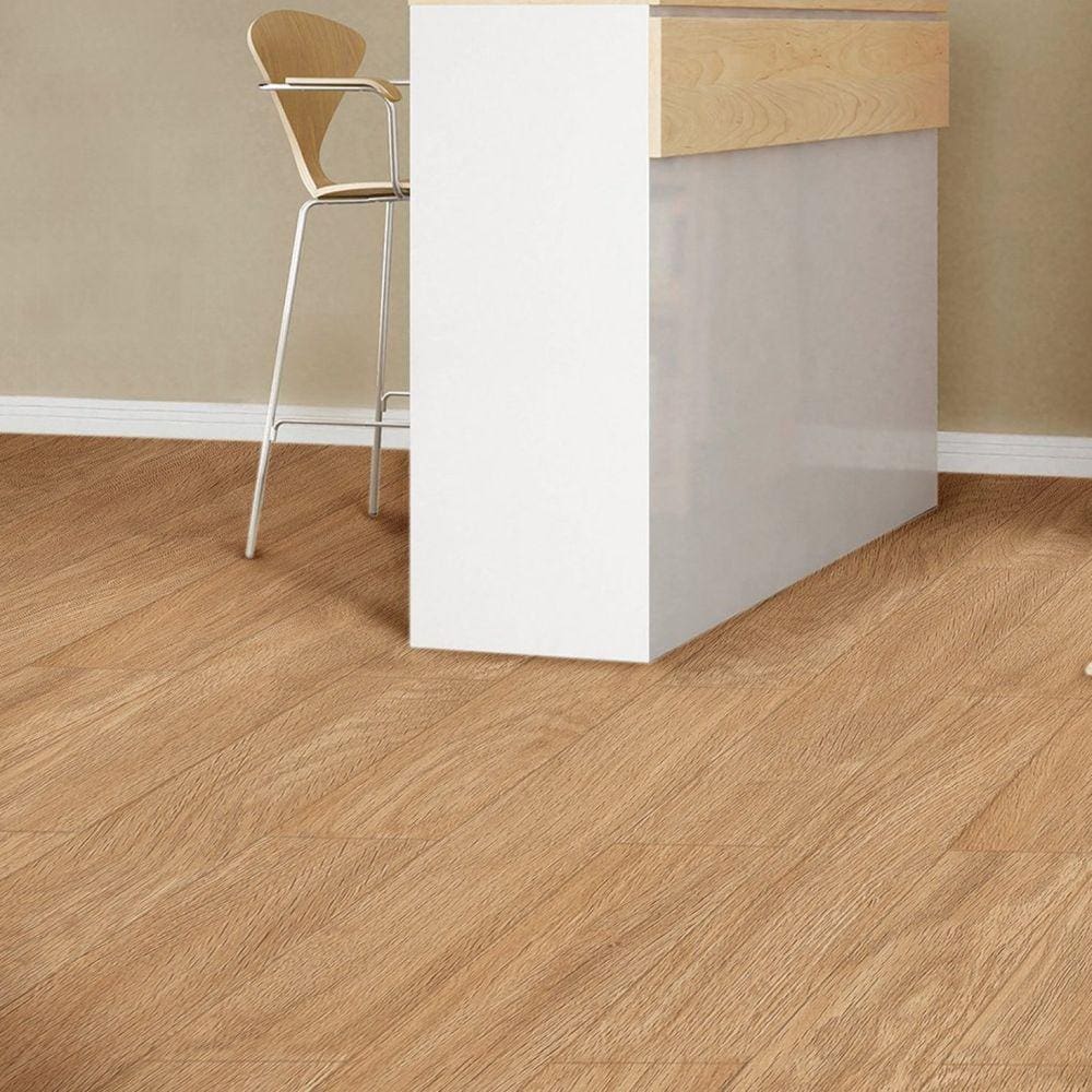 Piso Vinílico Cola Rústico 1,22x18cm 2mm Nobile Faia - caixa com 3,9m2 - Faia