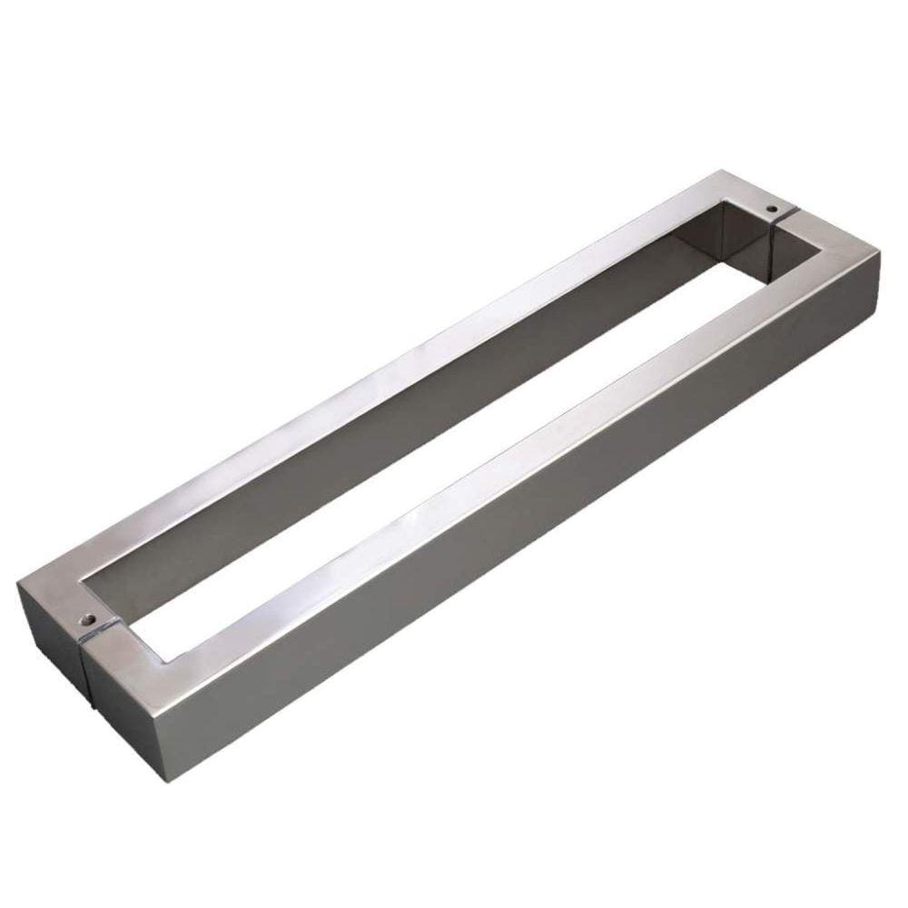 Puxador para Porta Duplo 150cm 2 Peças H40 Geris Inox Polido