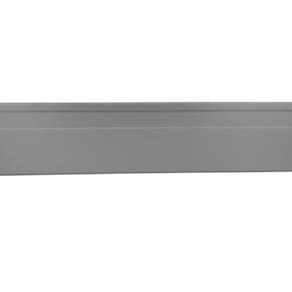 Rodapé de PVC 10cm x 15mm x 2,40m Master Bariri - caixa com 6 Barras - Cinza