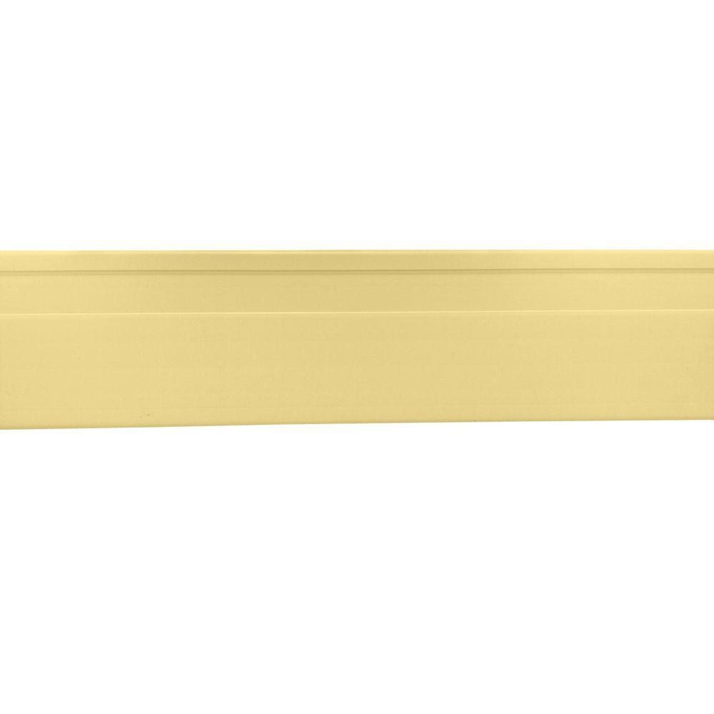 Rodapé de PVC 10cm x 15mm x 2,40m Master Bariri - caixa com 6 Barras - Marfim