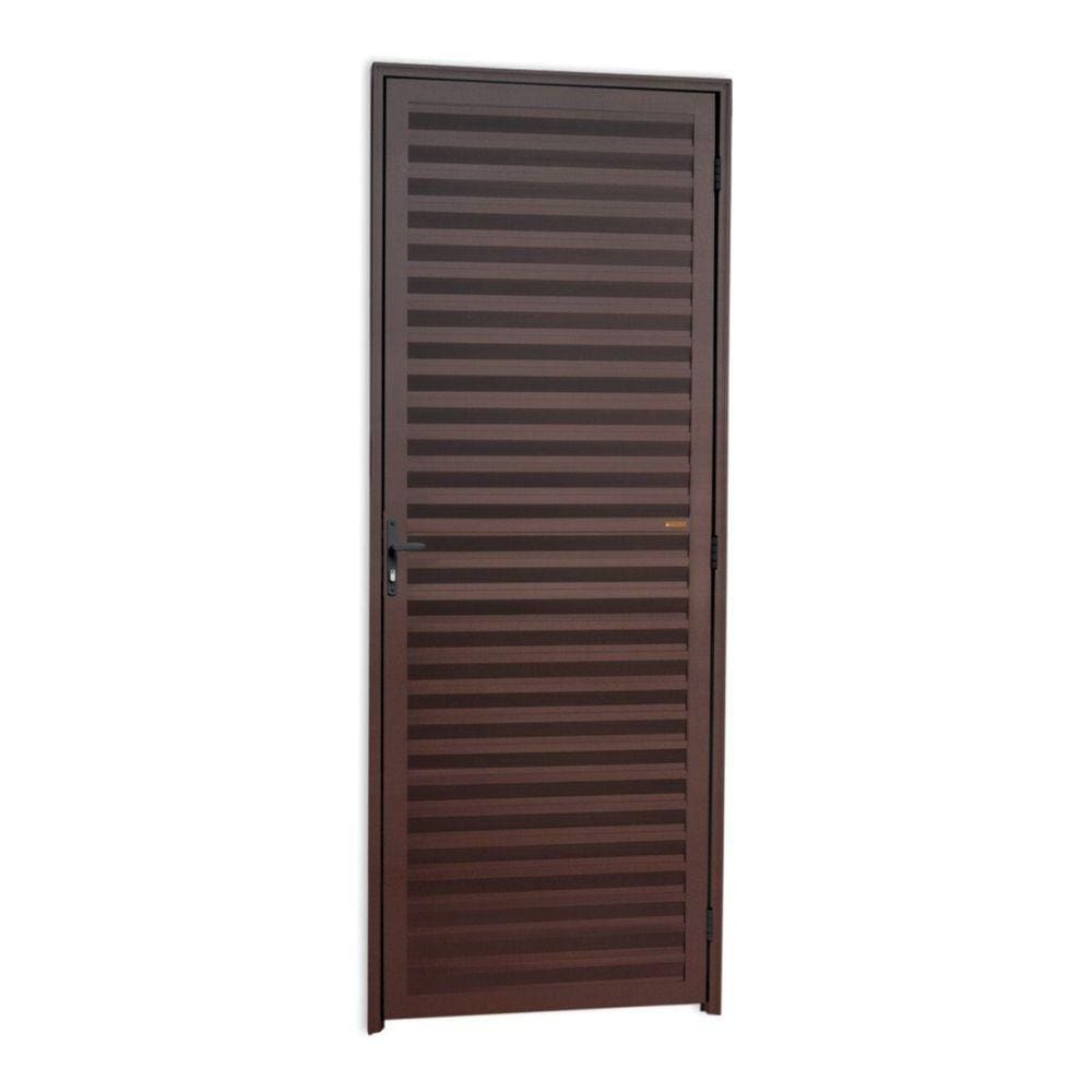 Porta Fechada Linha 25 210cm x 80cm Brimak Corten