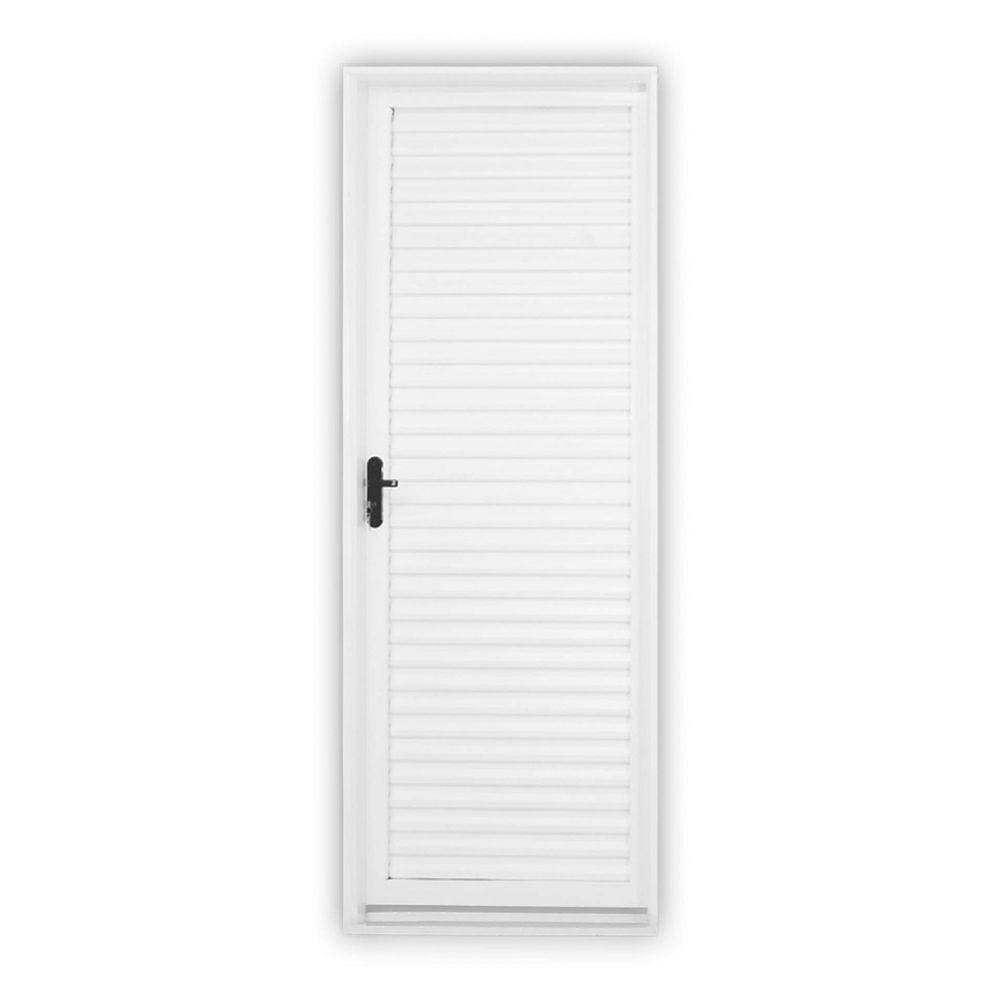 Porta de Aço Laminada 215x75cm Minas Sul MGM Branco