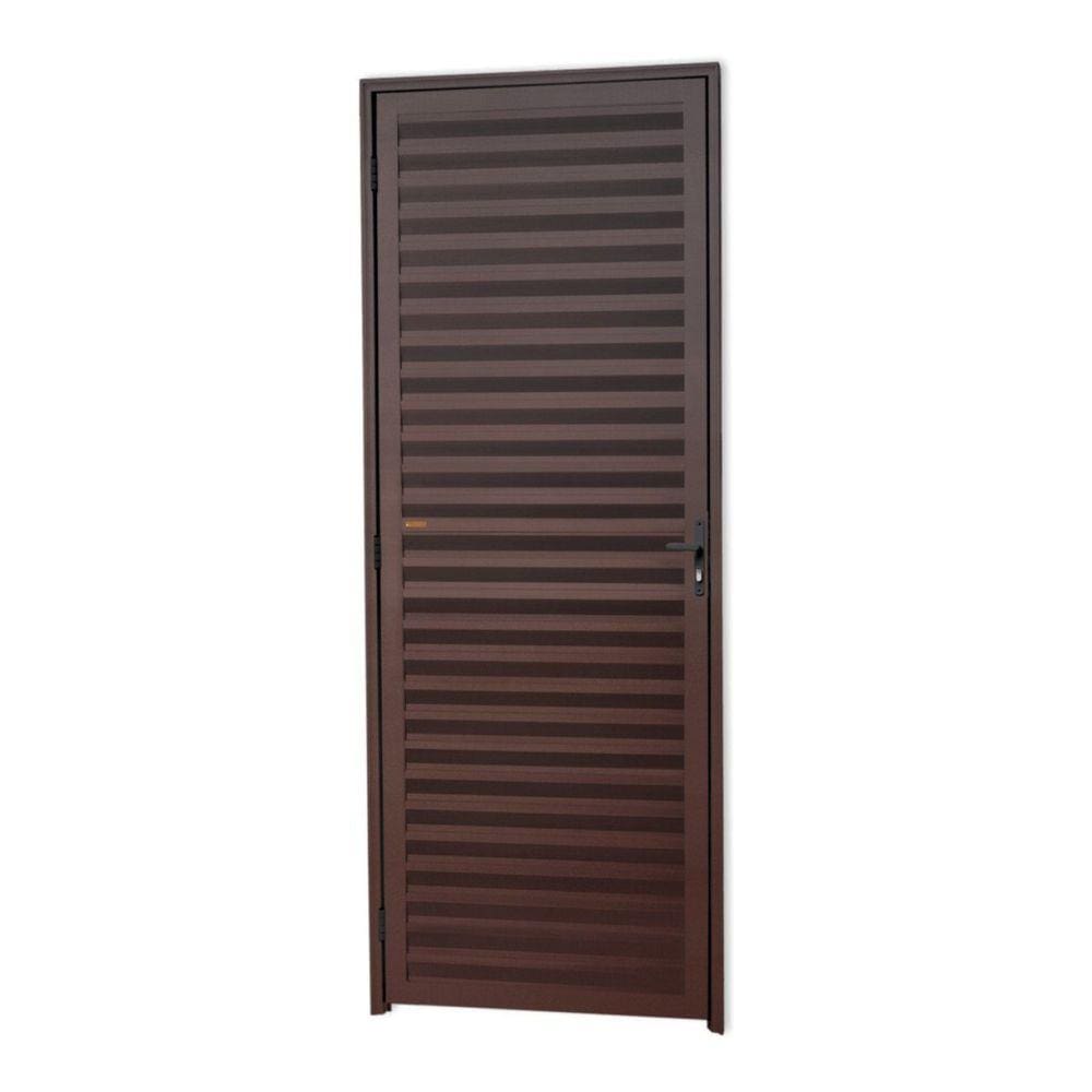 Porta Fechada Linha 25 210cm x 80cm Brimak Corten