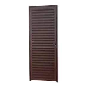 Porta Fechada Linha 25 210cm x 80cm Brimak Corten
