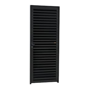 Porta Fechada Linha 25 210cm x 80cm Brimak Preto
