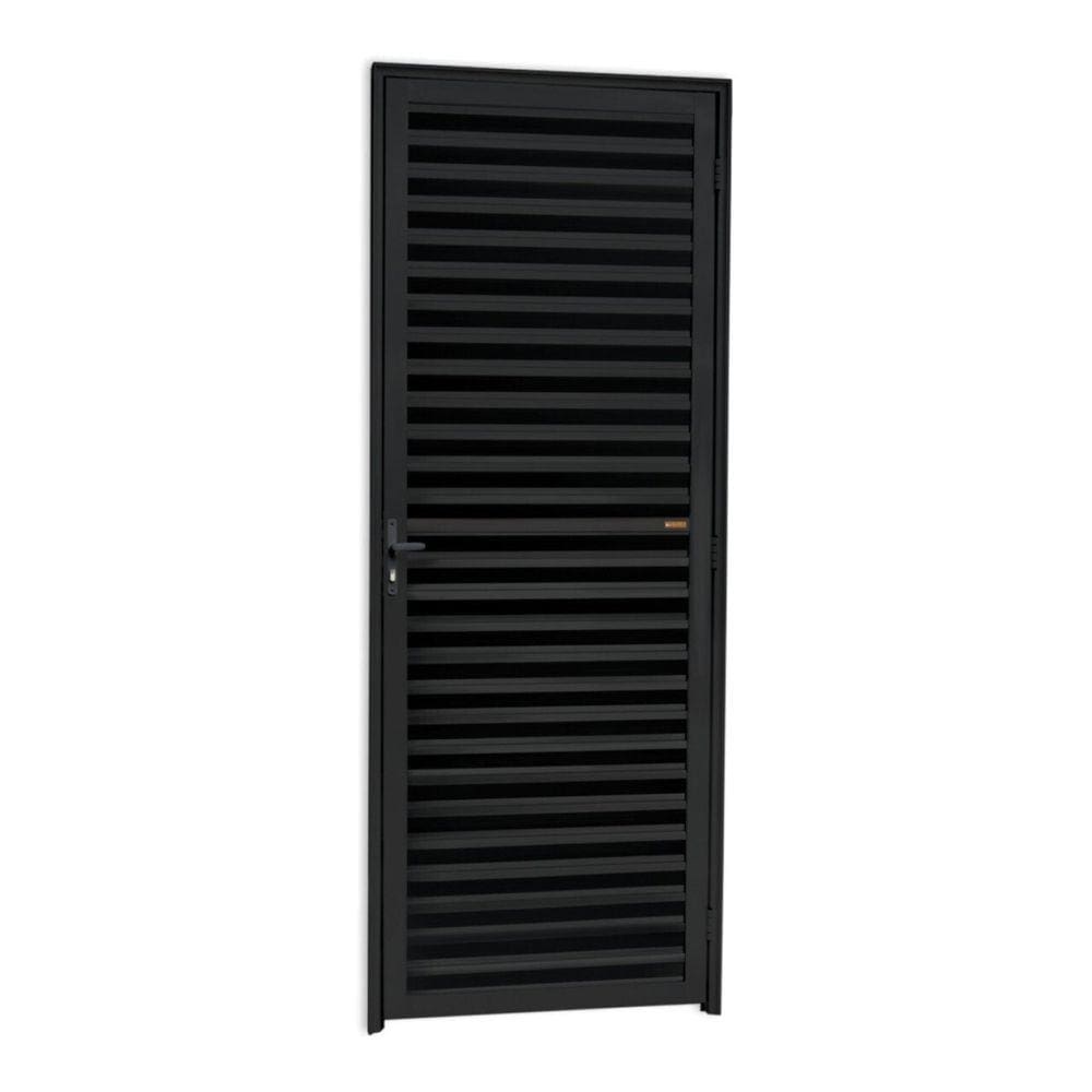 Porta Fechada Linha 25 210cm x 70cm Brimak Preto