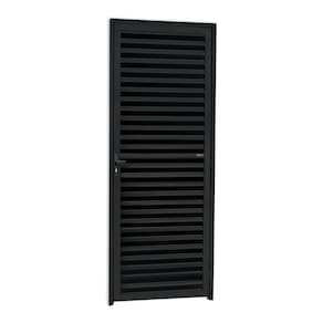 Porta Fechada Linha 25 210cm x 70cm Brimak Preto