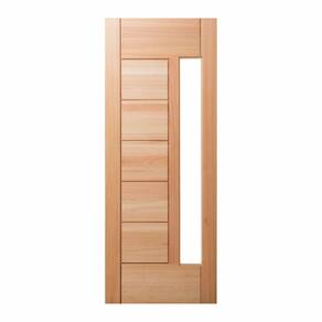 Folha de Porta Maciça 210x90cm Eucalipto PM76 Lira Cruzeiro Portas Marroml