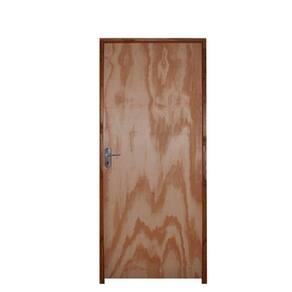 Kit Porta de Madeira 210x92cm Batente 11cm Fechadura Alavanca Rodam Mescla