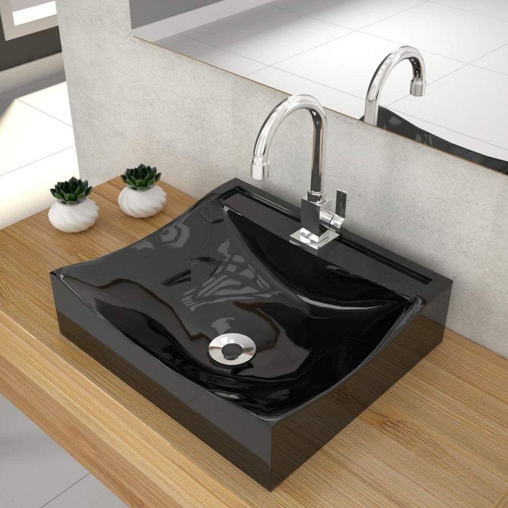 Cuba para Banheiro Q44W Lunna Compace Preto