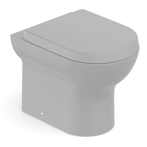 Vaso Sanitário Convencional com Assento Termofixo Queda Amortecida Nexo Roca Stone Fosco