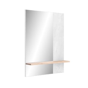 Espelheira para Banheiro Báltico Móveis Bosi Cristal/Faia