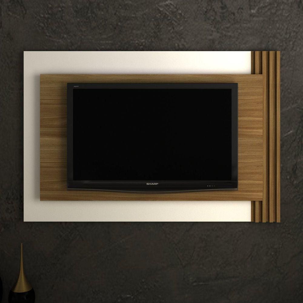 Painel para TV até 65 Polegadas Tecno Mobili Marroml