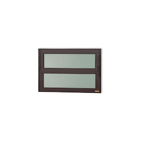 Janela de Alumínio Basculante 40x60cm Vidro Mini Boreal Elite Brimak Corten