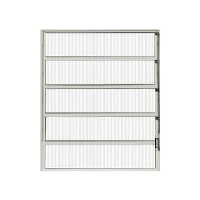 Janela de Alumínio Basculante 100x80cm Hale Esquadrias Branco
