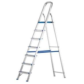 Escada Alumínio Doméstica 7 Degraus Alustep