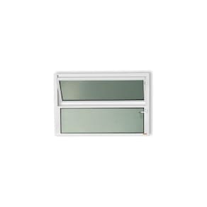 Janela de Alumínio Basculante 40x60cm Vidro Mini Boreal Plus Brimak Branco