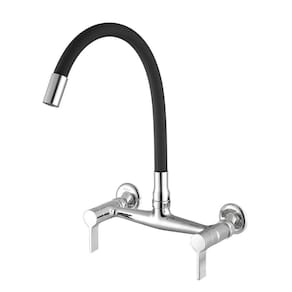 Torneira Cozinha Bica Movel Parede 1187 BM C 36 Meber Metais Preto