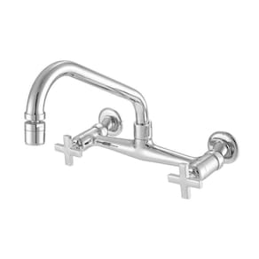 Misturador Cozinha Parede com Arejador Articulável Nya 3003 C 22 1/4v BA AAP BL Meber Metais Cromado