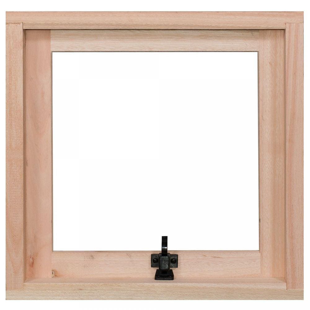 Janela de Madeira Maxim-Ar 60x80cm com Caixilho 9,4cm EWR MP60 Rondosul Marroml