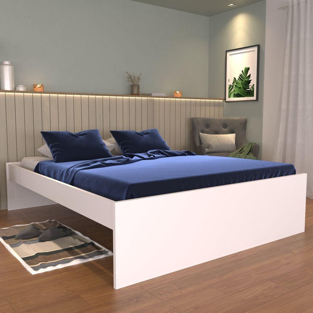 Cama Turca Queen 2337 Foscarini Branco