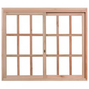 Janela de Madeira de Correr 100x150cm Com Caixilho 9,4cm EWK 390 Rondosul Marroml
