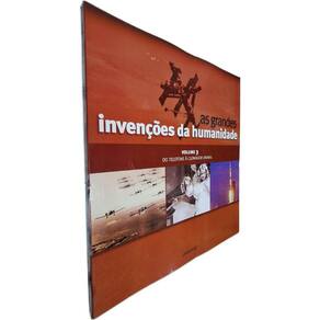 Livro Físico Coleção As Grandes Invenções da Humanidade Volume 3 Do Telefone à Clonagem Animal