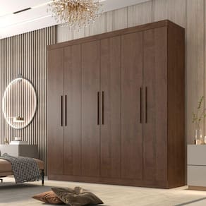 Guarda-Roupa Casal 6 Portas Belém Espresso Móveis Canion