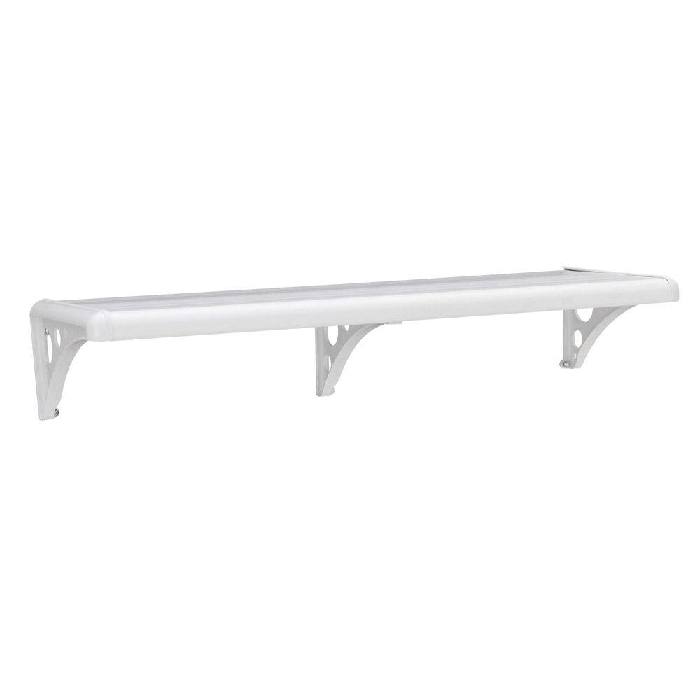 Prateleira em Plástico com Suporte 80x30cm Astra Branco