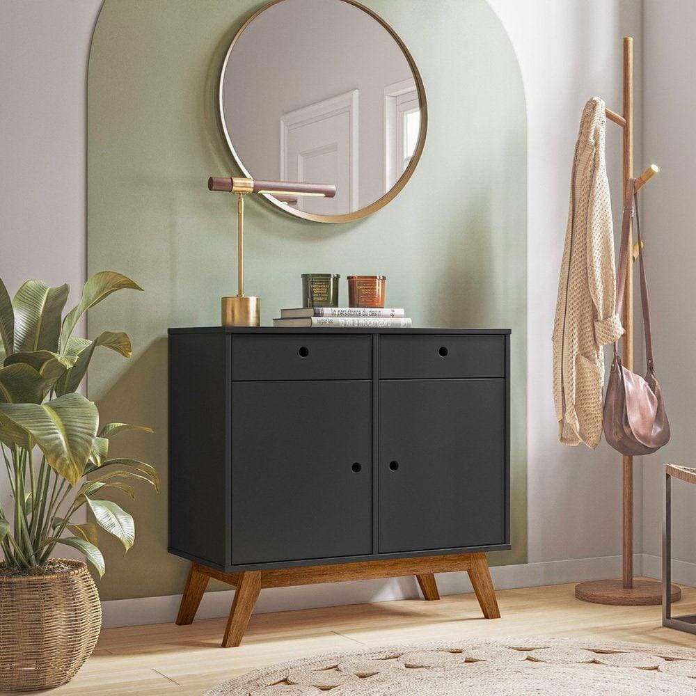 Aparador Retro Windsor 90 Olivar Preto