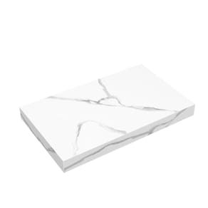 Prateleira para Banheiro em Porcelanato Técnico Polido 80cm Max Blu Calacata