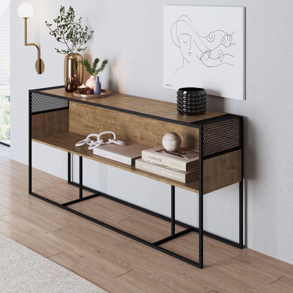 Aparador Industrial 160cm York Artesano Vermont/Preto