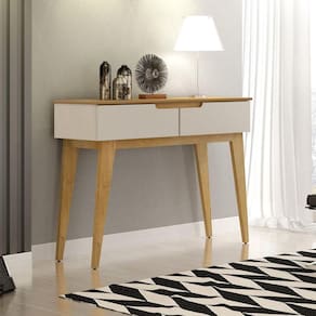 Aparador 2 Portas Belíssima Valdemóveis Off White/Cinamomo